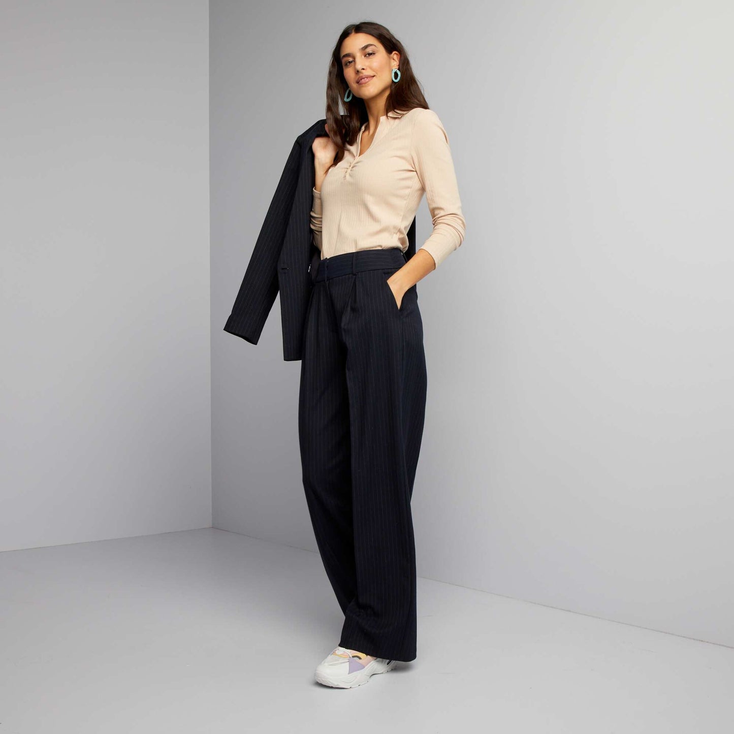 Polo collar T-shirt GREY