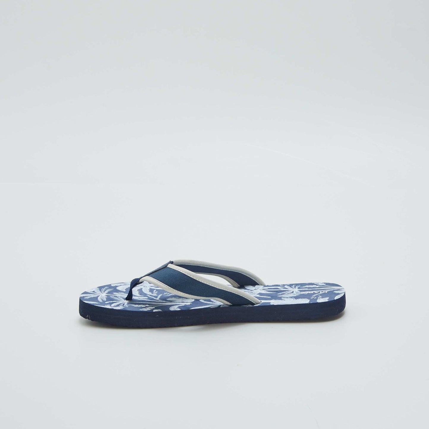 Flip-flops with textile strap BLUE
