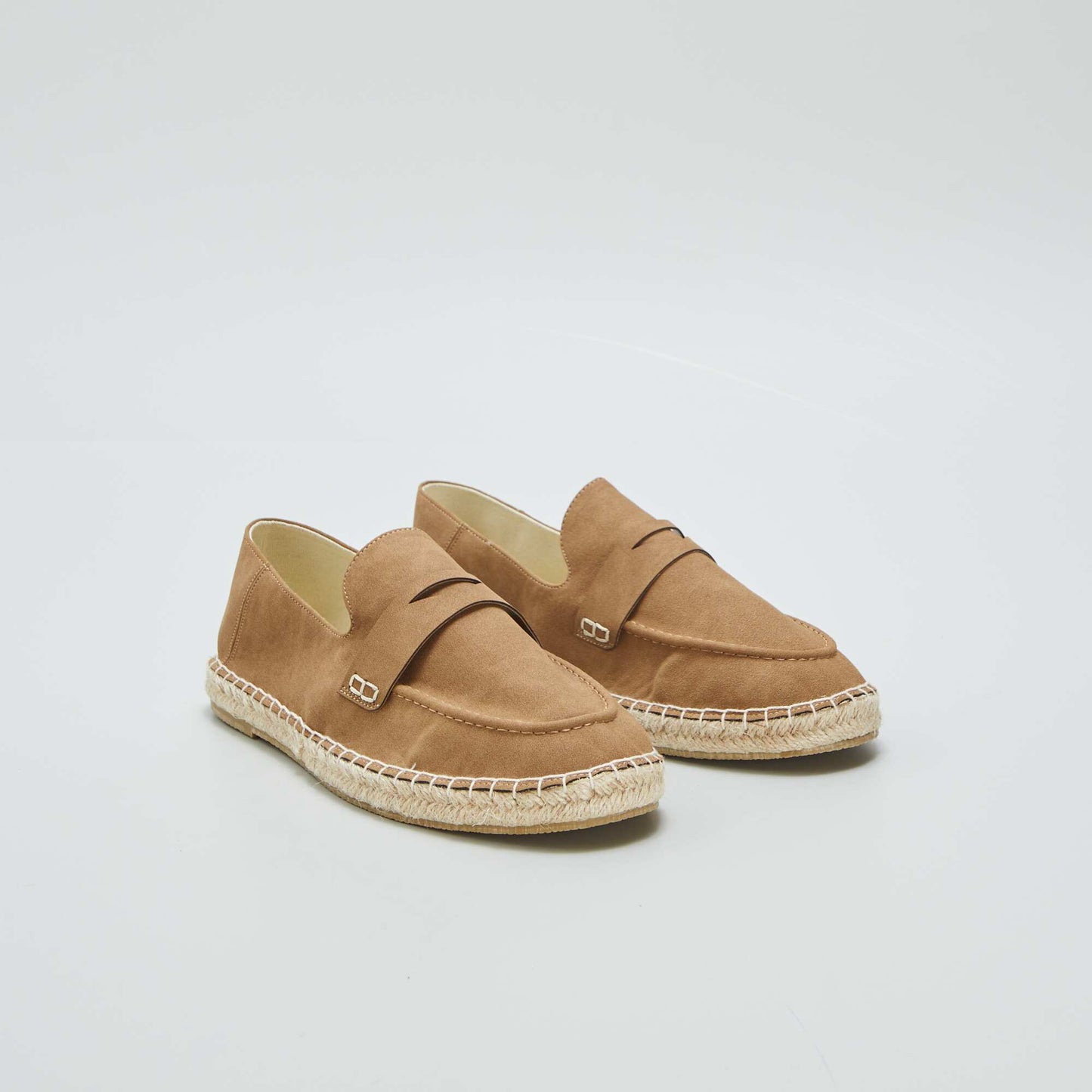 Loafer-style espadrilles BROWN