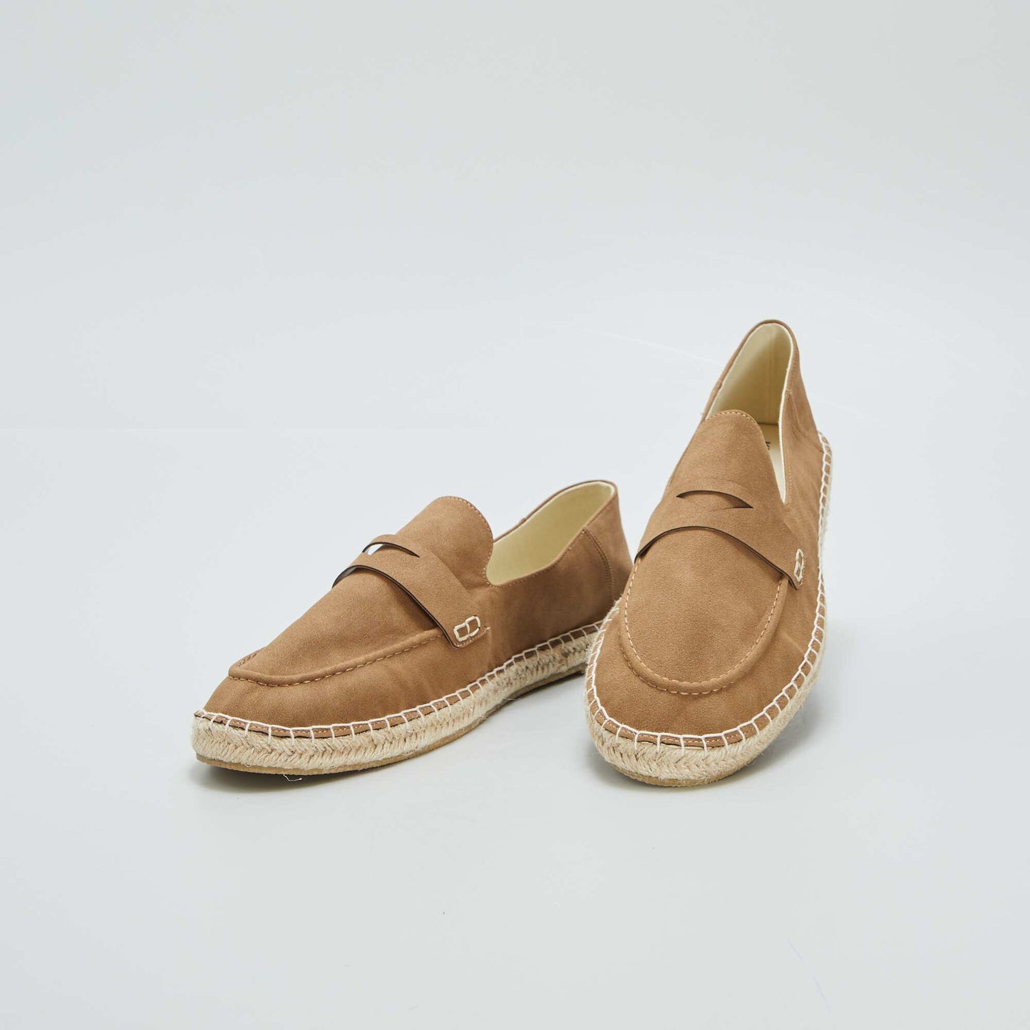 Loafer-style espadrilles BROWN