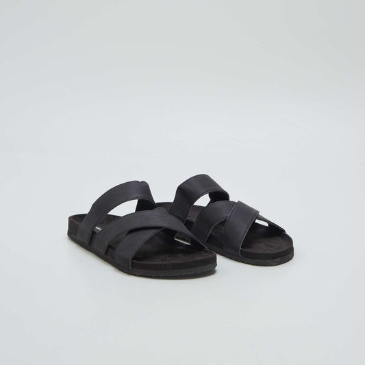 Plain sandals BLACK