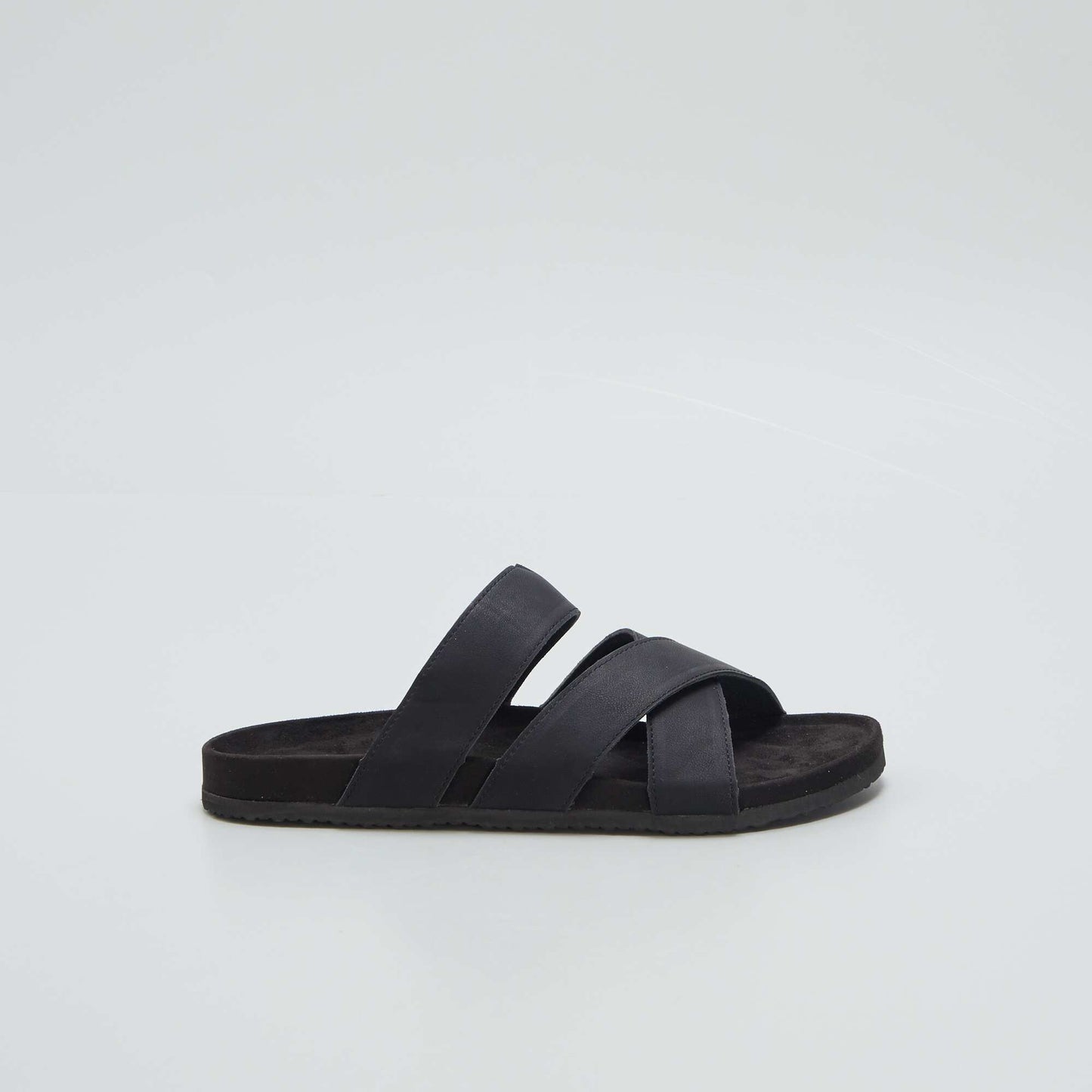Plain sandals BLACK