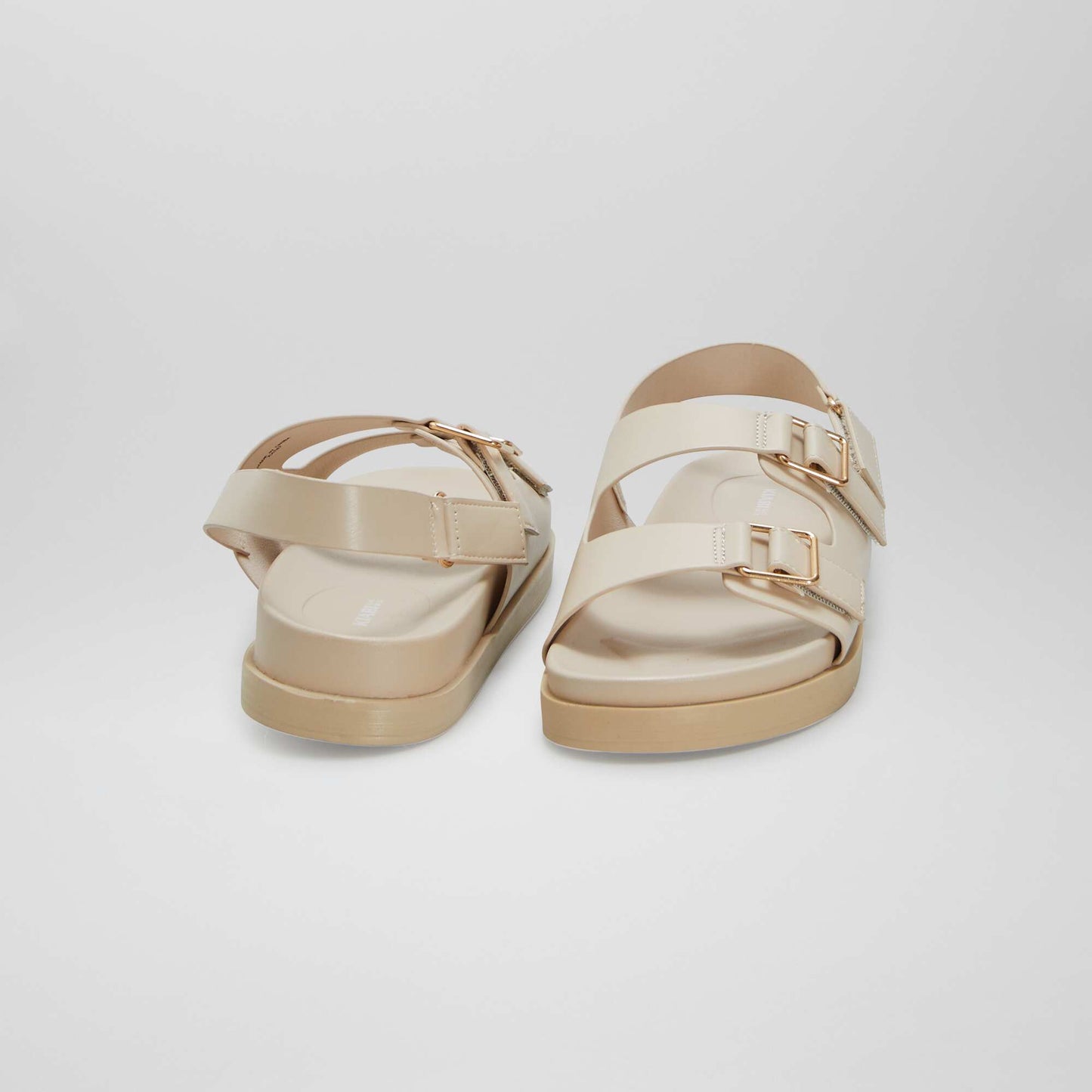 Sandals with double straps WHITE