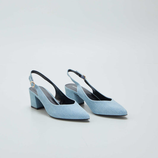 Plain heels BLUE