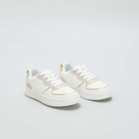 Low-top trainers WHITE