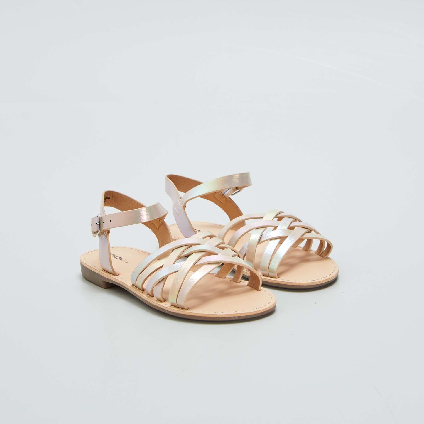 Faux leather sandals YELLOW