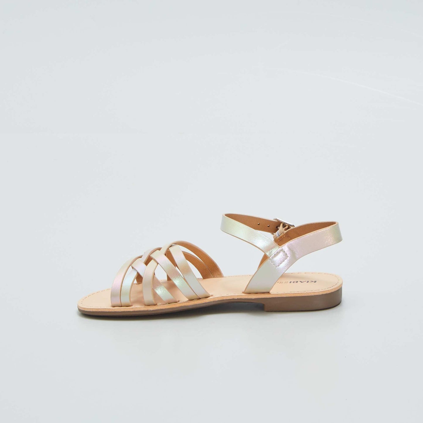 Faux leather sandals YELLOW
