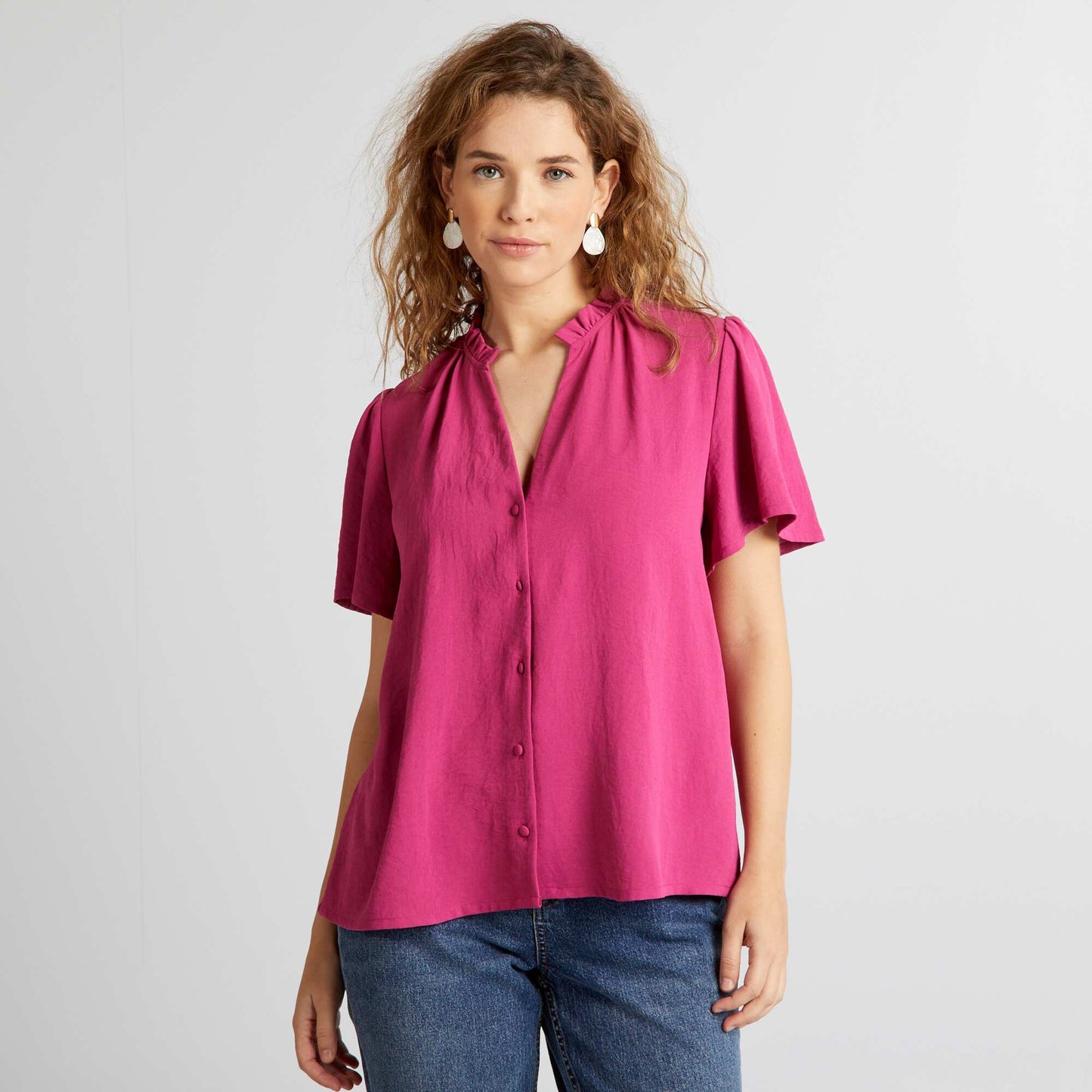 Flowing blouse PINK