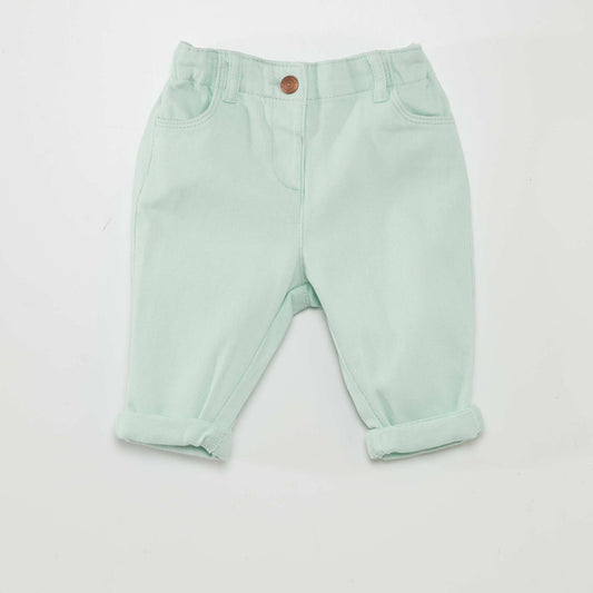 Paperbag trousers blue