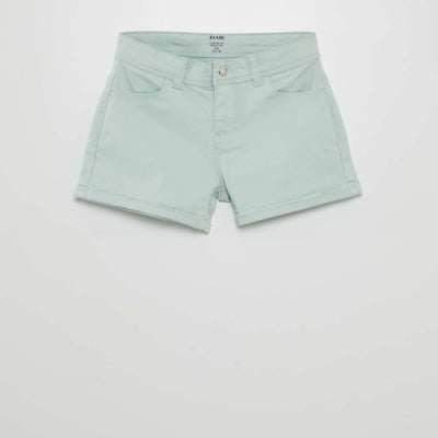 Twill shorts blue