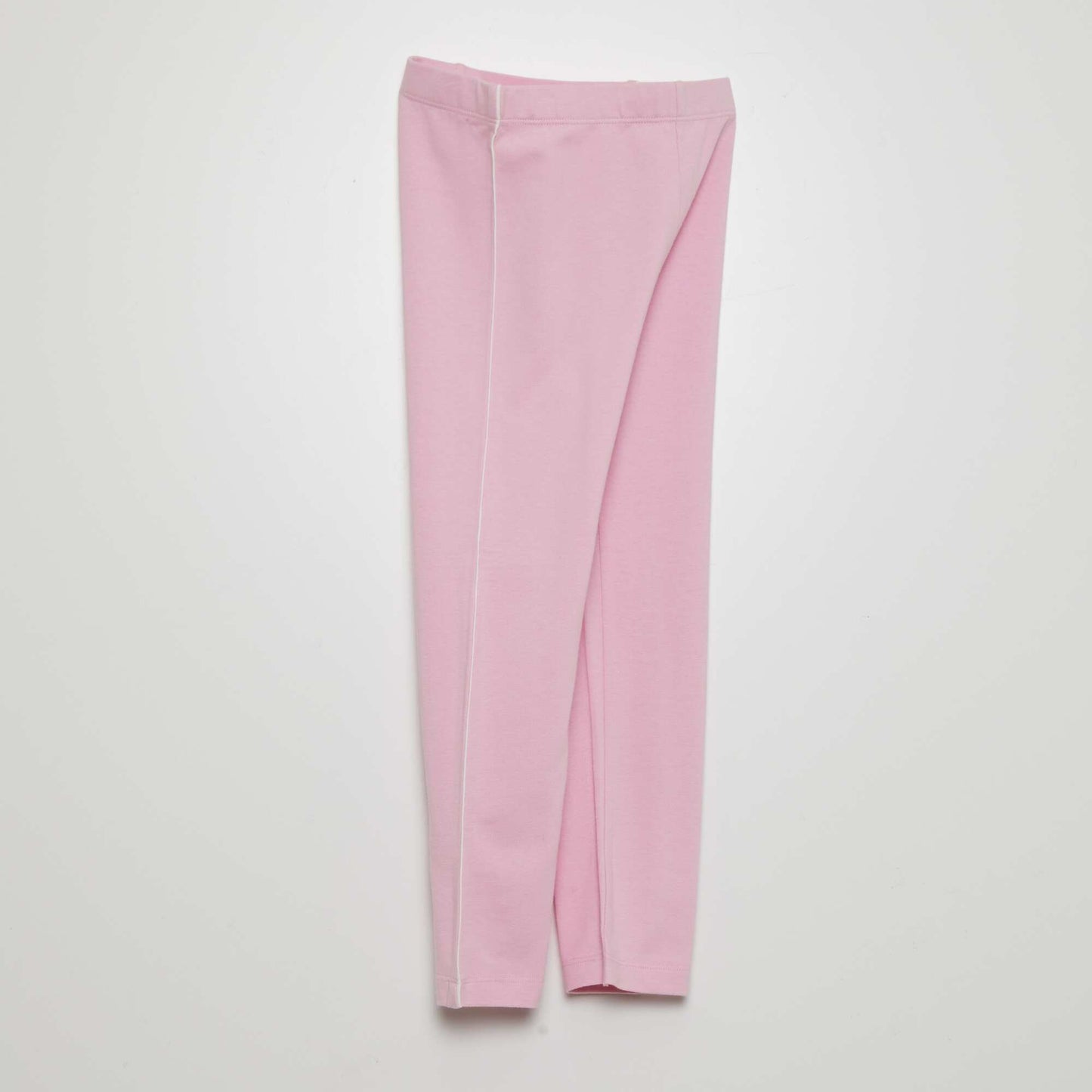Stretch jersey leggings with elasticated waist PINK