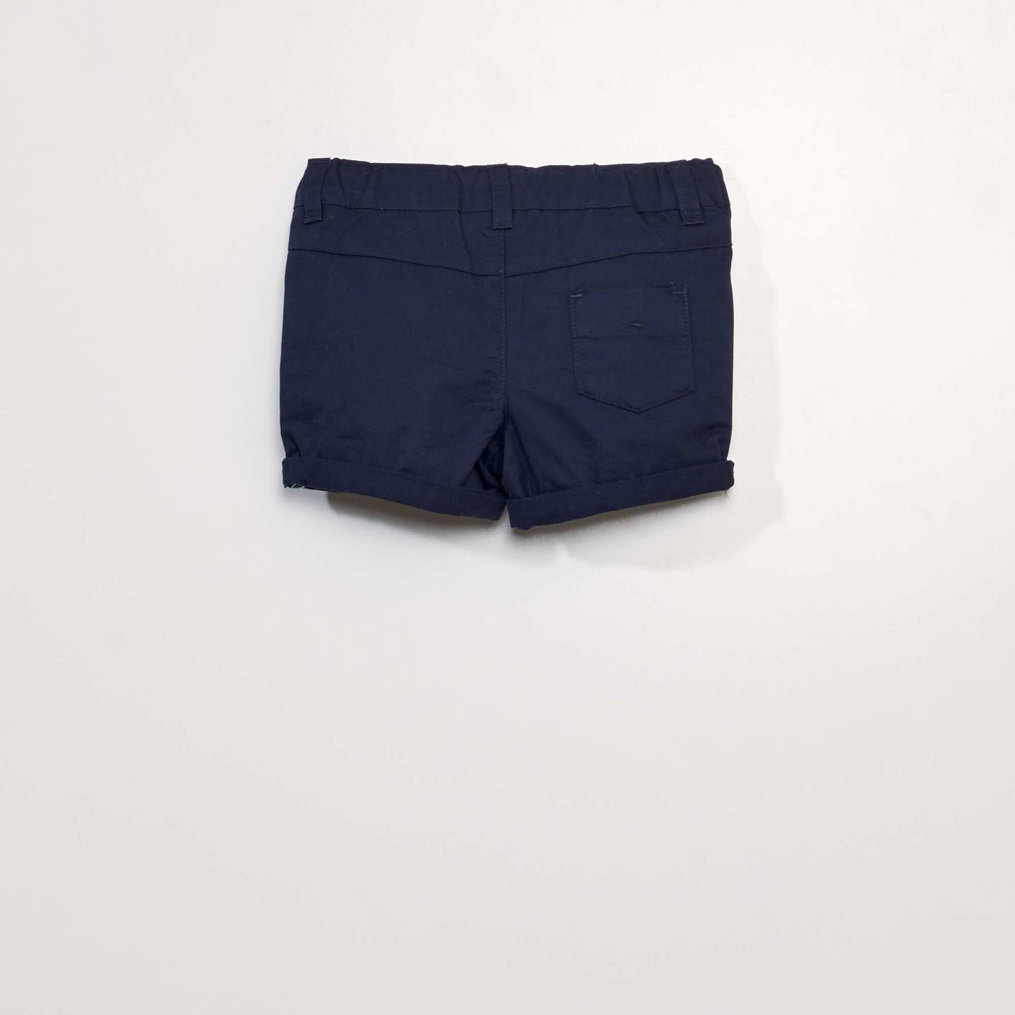 Two-piece set - Polo-style T-shirt + twill shorts BLUE