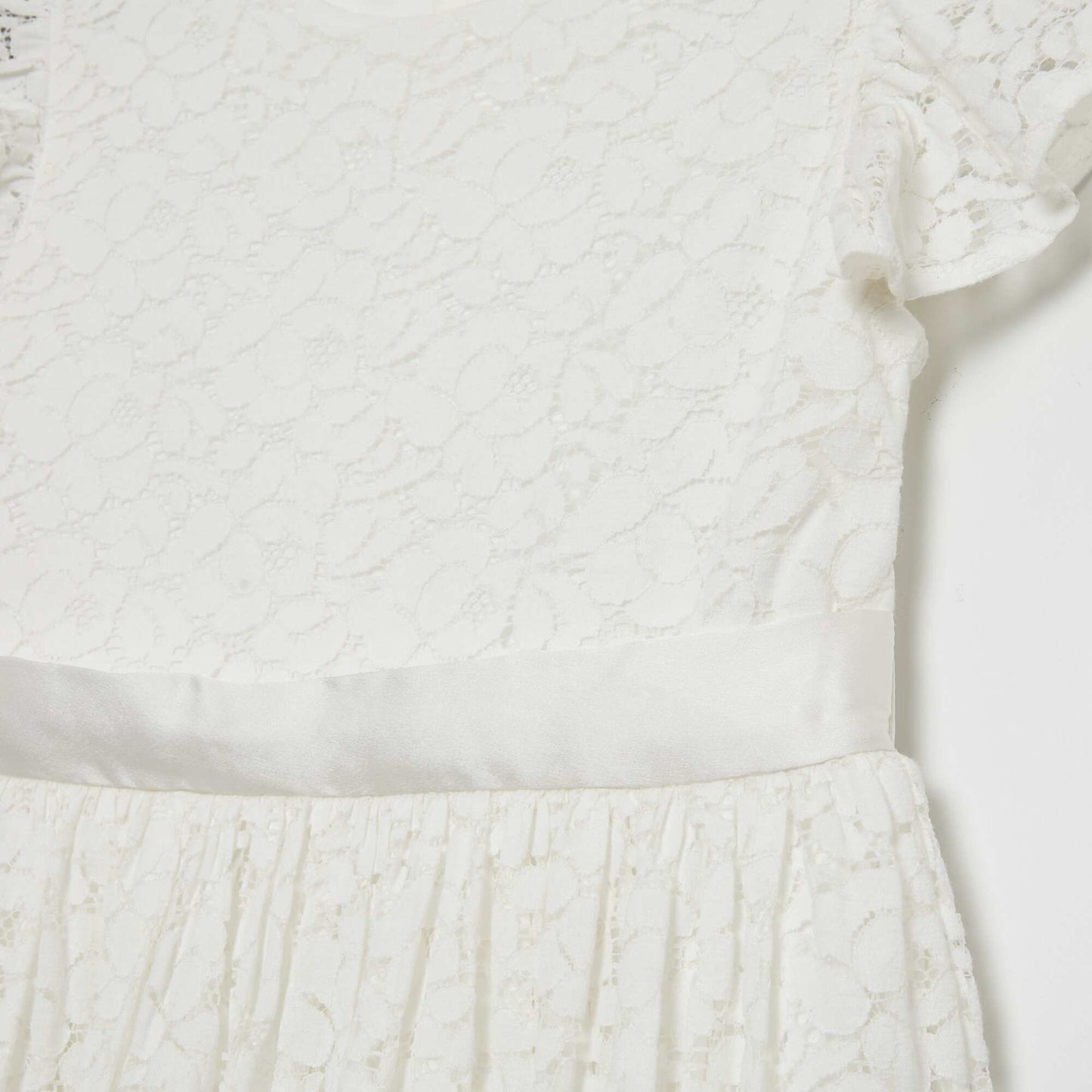 Lace party dress WHITE