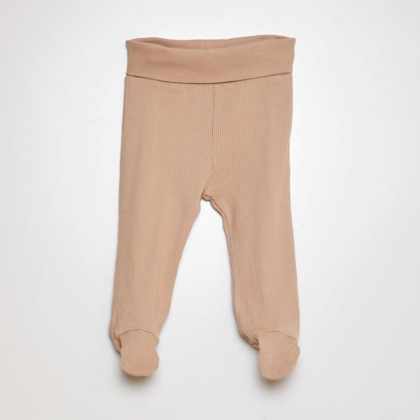 Pack of cotton leggings - 2-piece set BROWN
