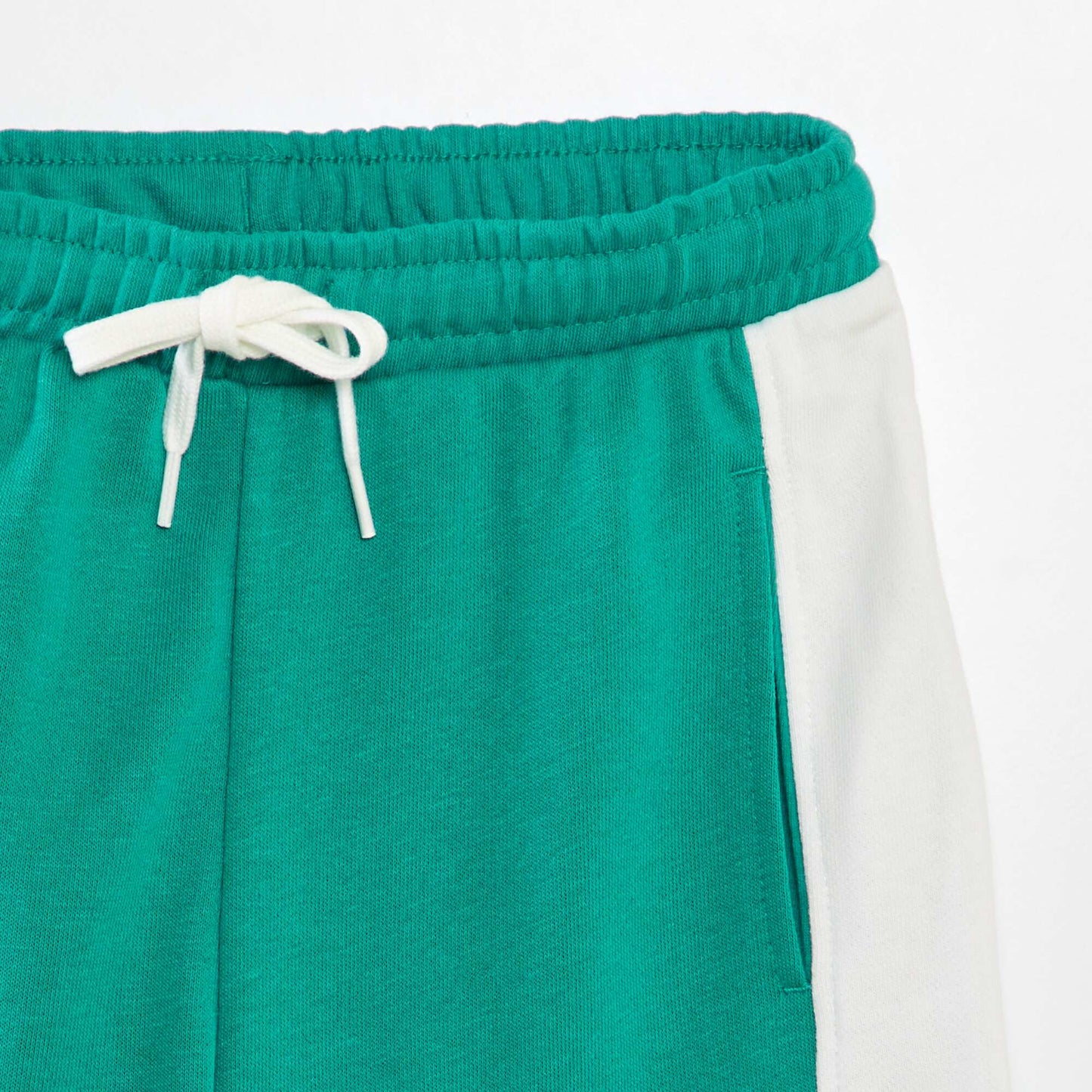 Lightweight sweatshirt fabric shorts GREEN