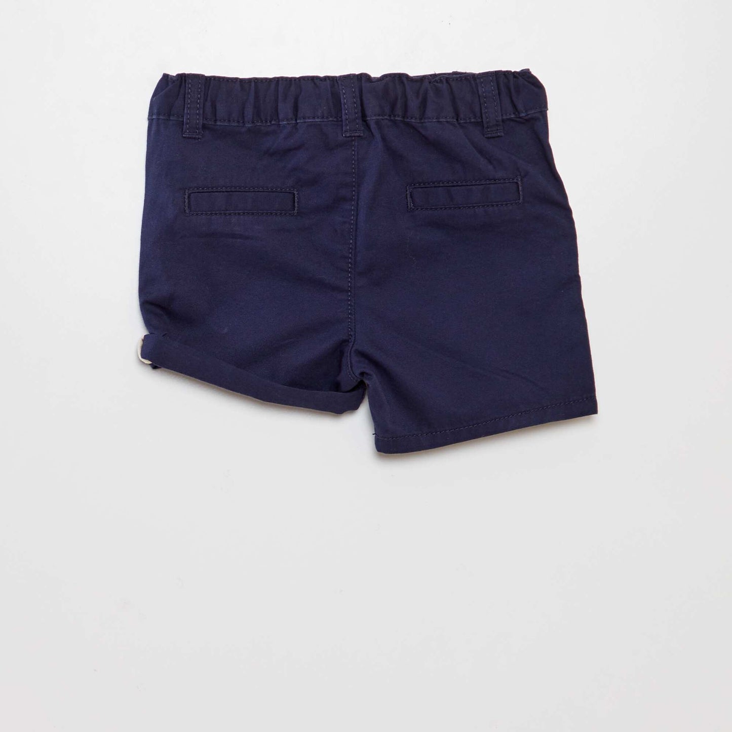 Twill chino shorts BLUE