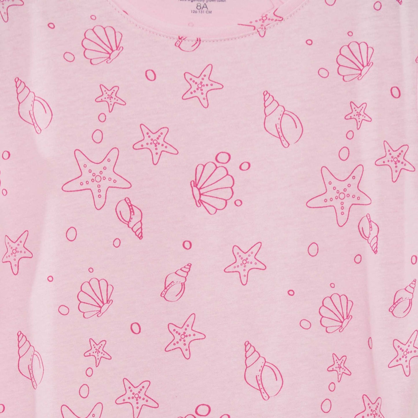 Printed jersey knit T-shirt PINK