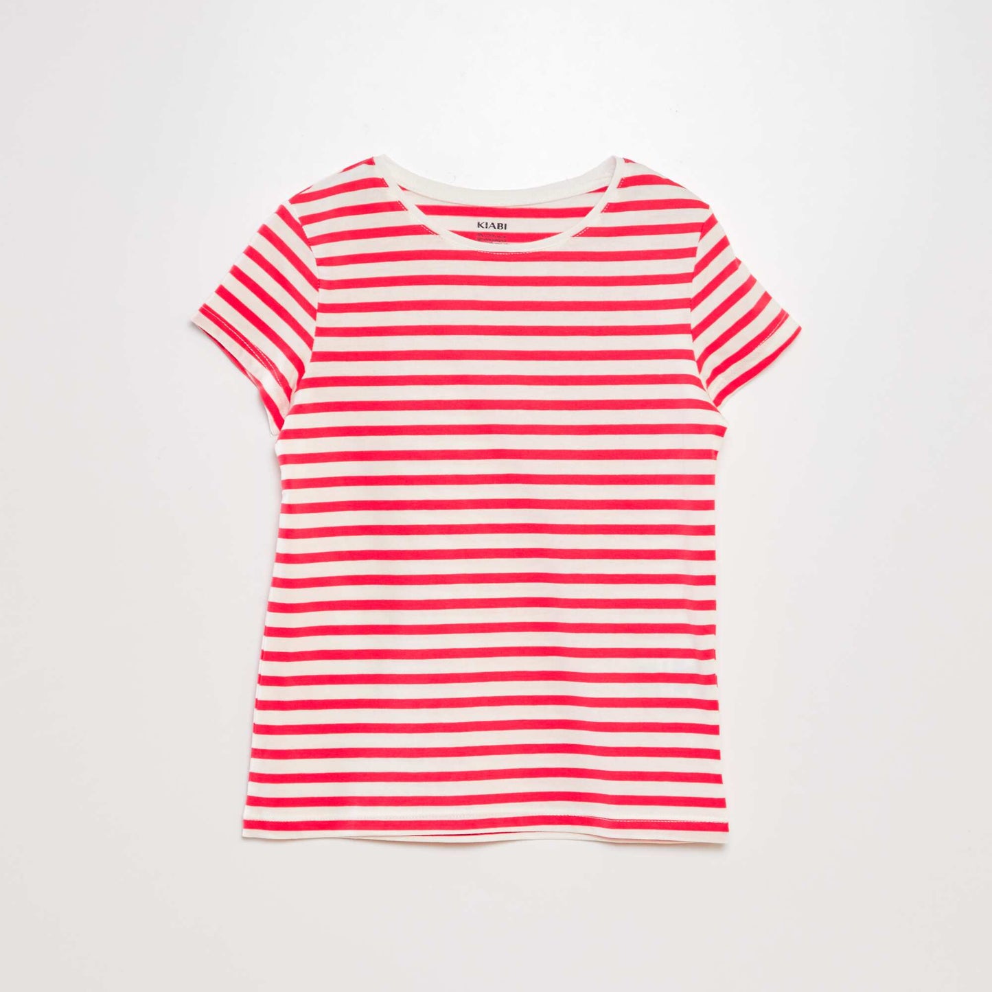 Printed Breton T-shirt PINK