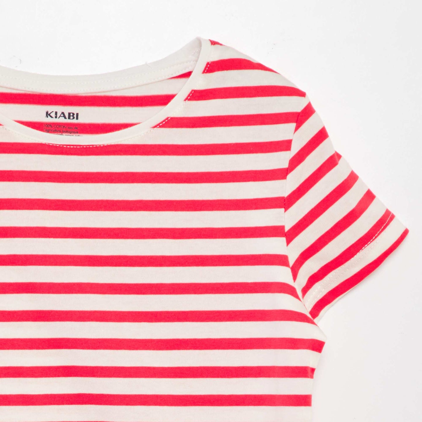 Printed Breton T-shirt PINK