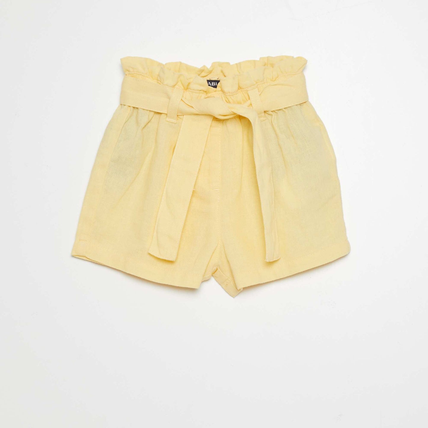 Paperbag shorts YELLOW