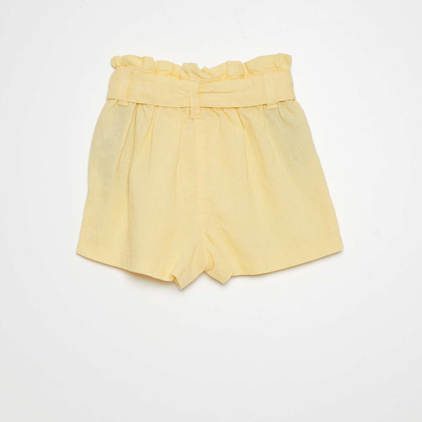 Paperbag shorts YELLOW