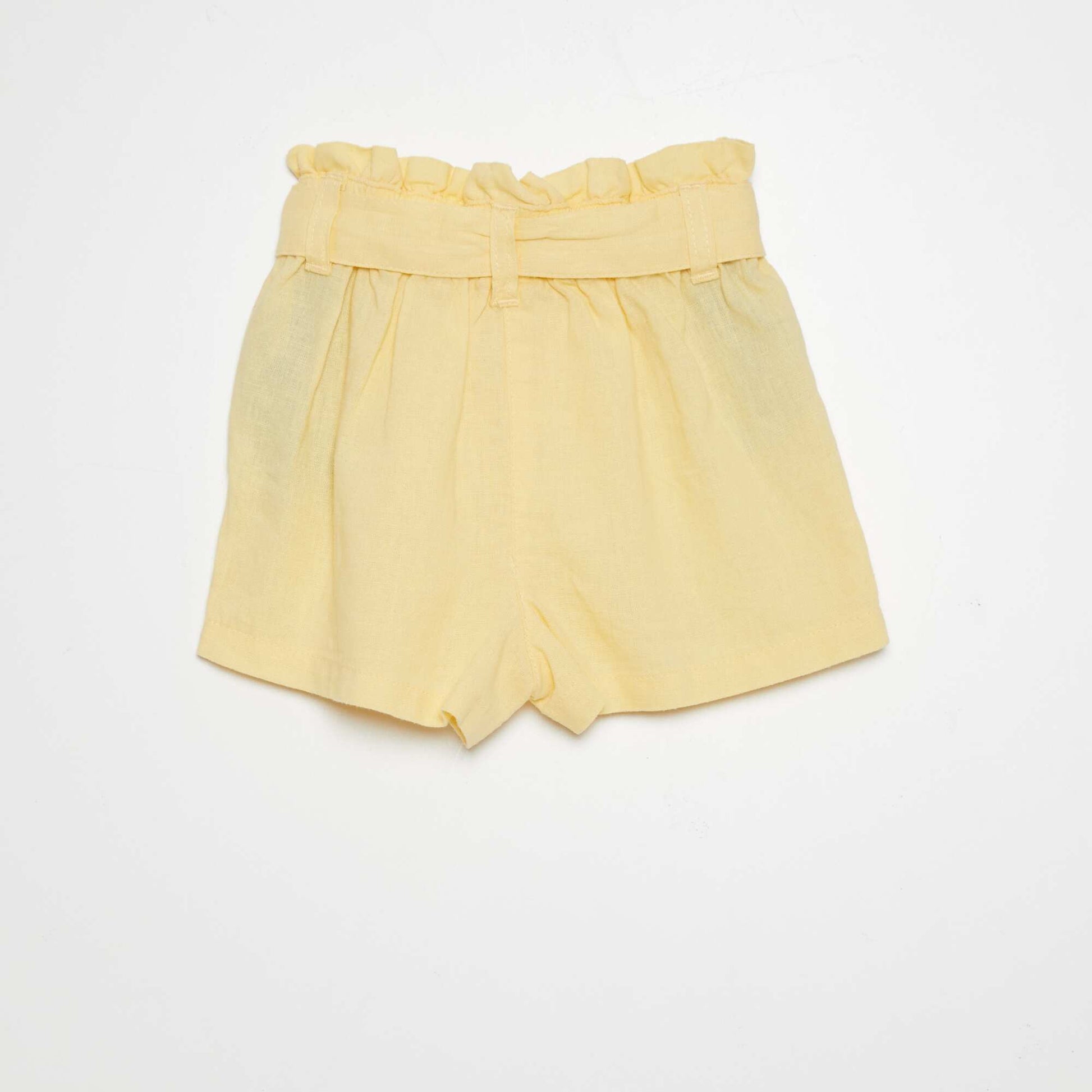 Paperbag shorts YELLOW