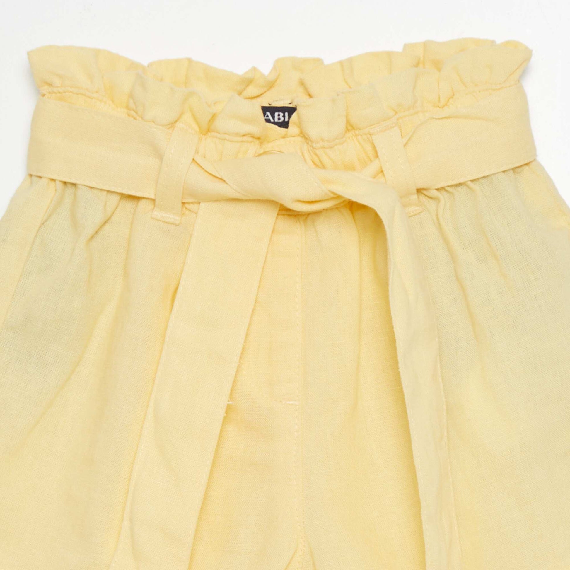 Paperbag shorts YELLOW