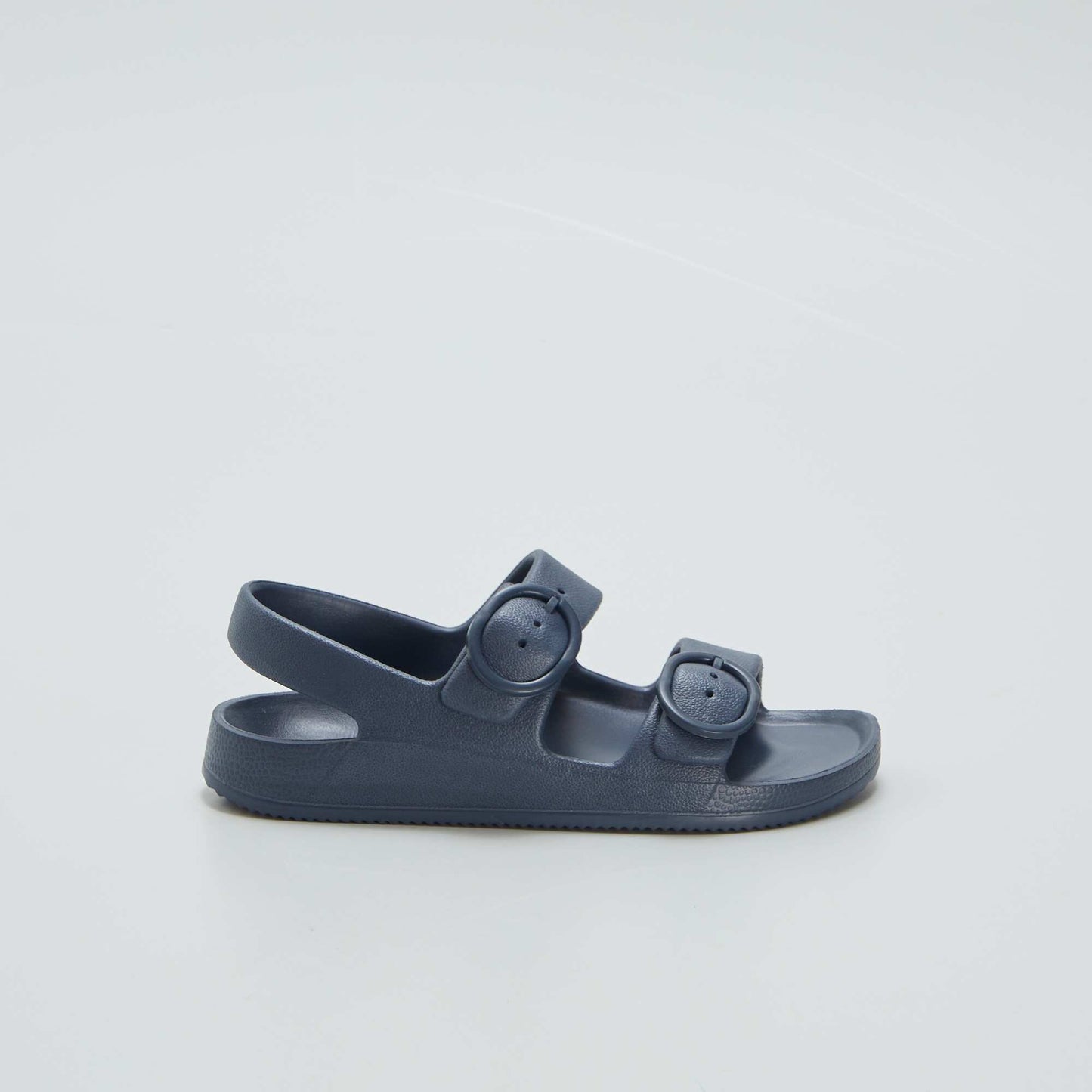 Flat sandals with straps BLUE