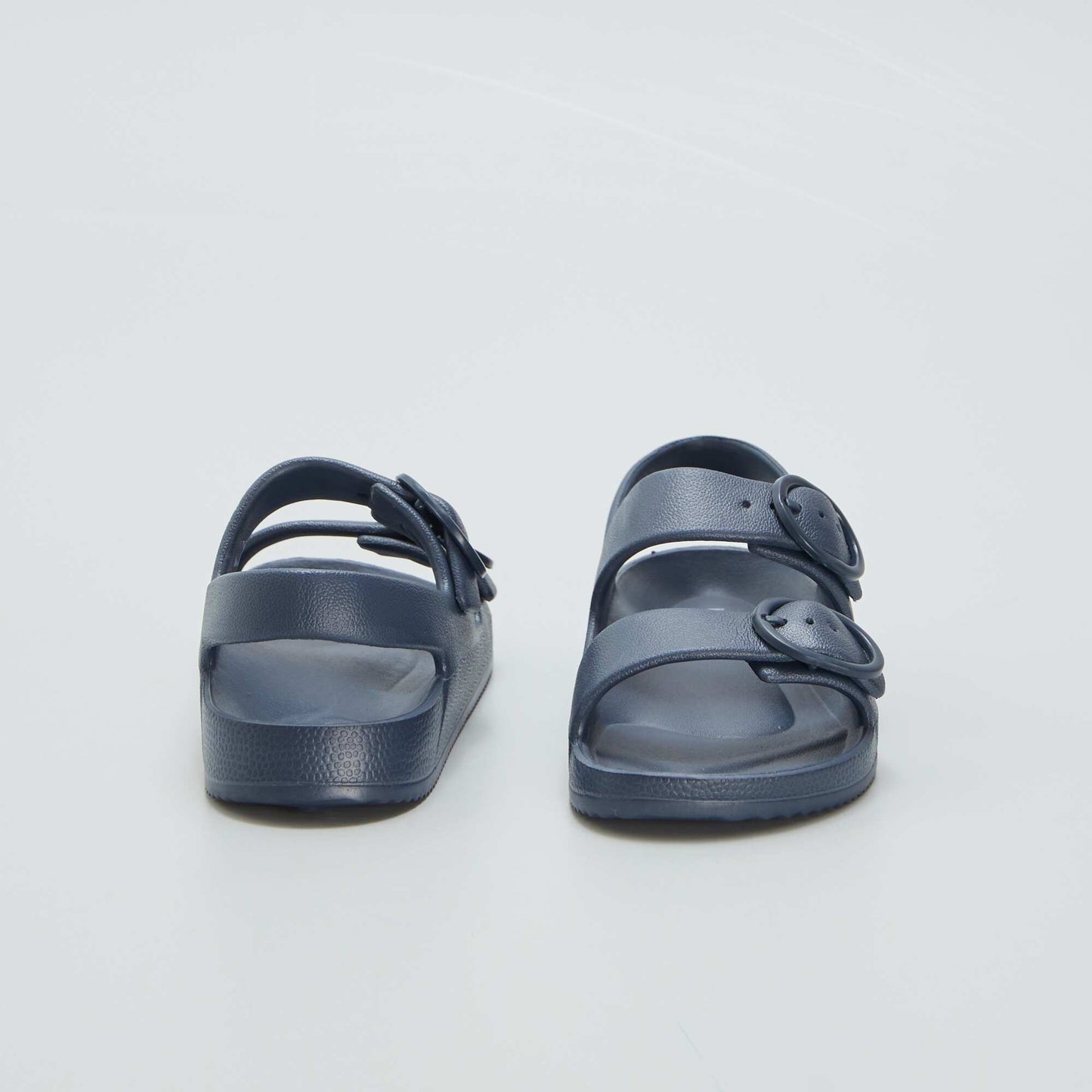 Flat sandals with straps BLUE