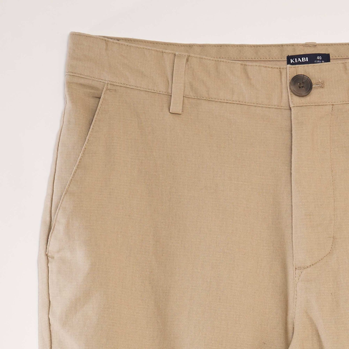 Straight-leg chinos BEIGE