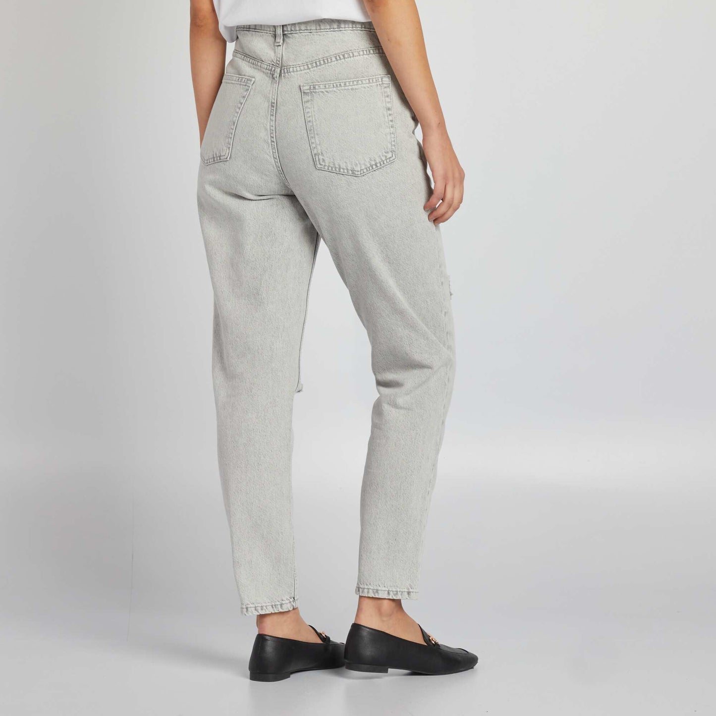 Mom-fit jeans GREY