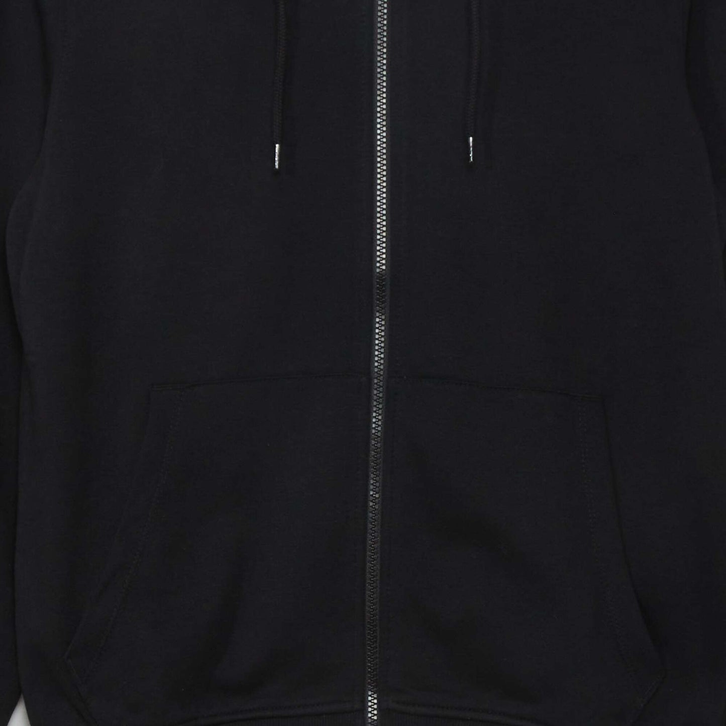 Zip-up jacket with hood REAL BLACK