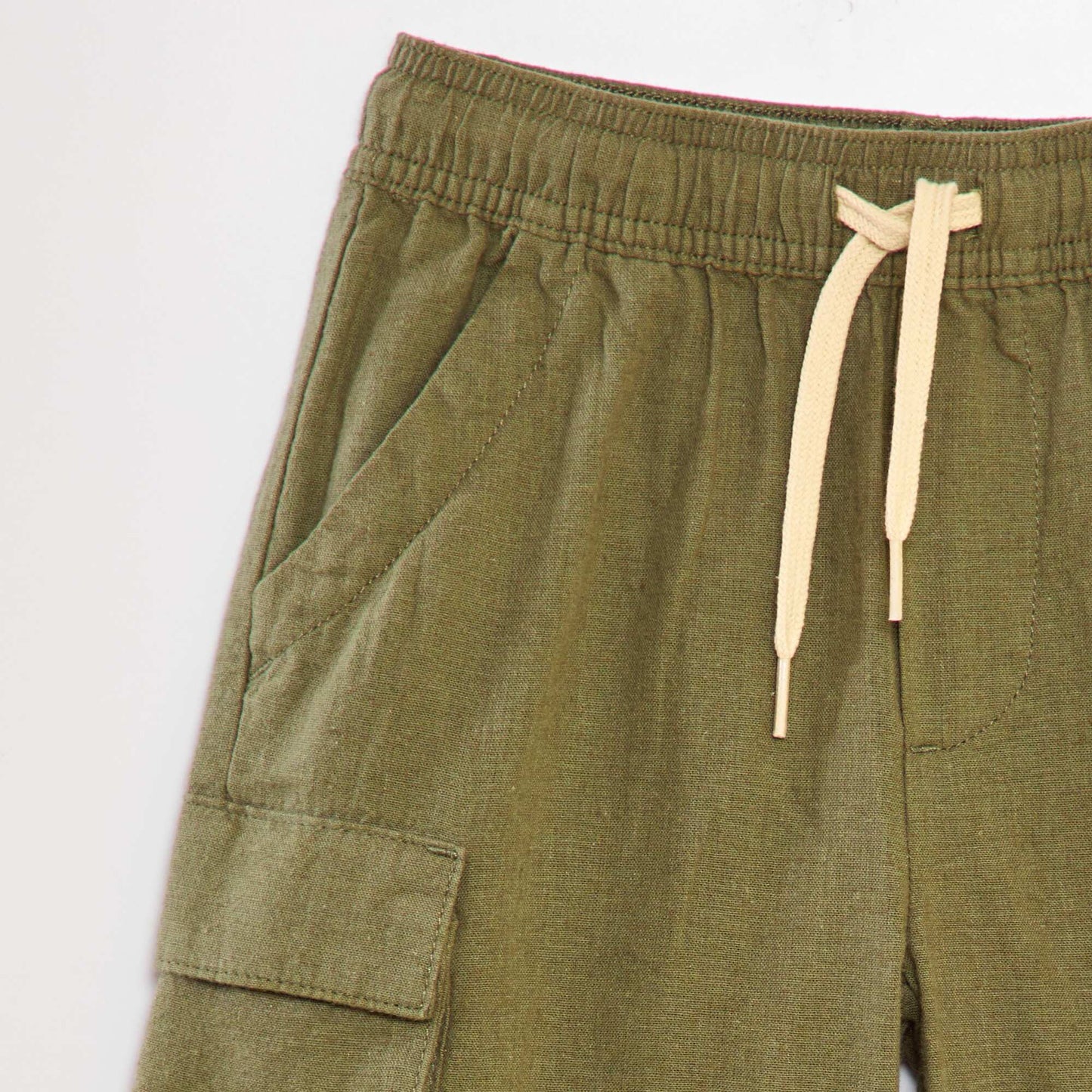 Multi-pocket Bermuda shorts GREEN