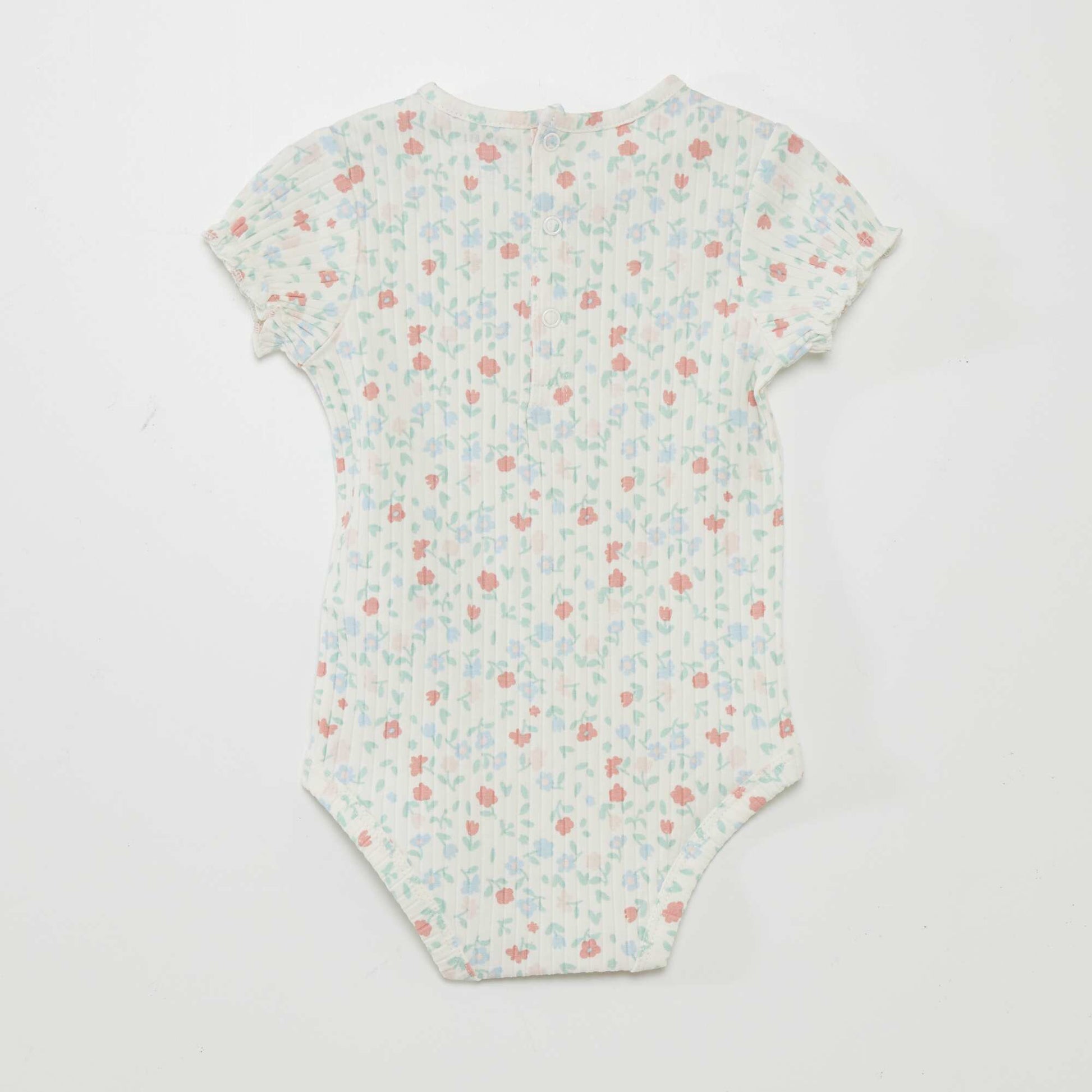 Short-sleeved bodysuit WHITE