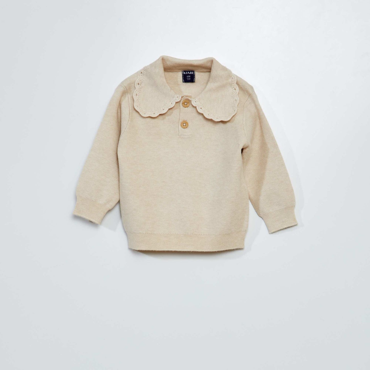 Sweater + trousers + socks set - 3-piece set beige