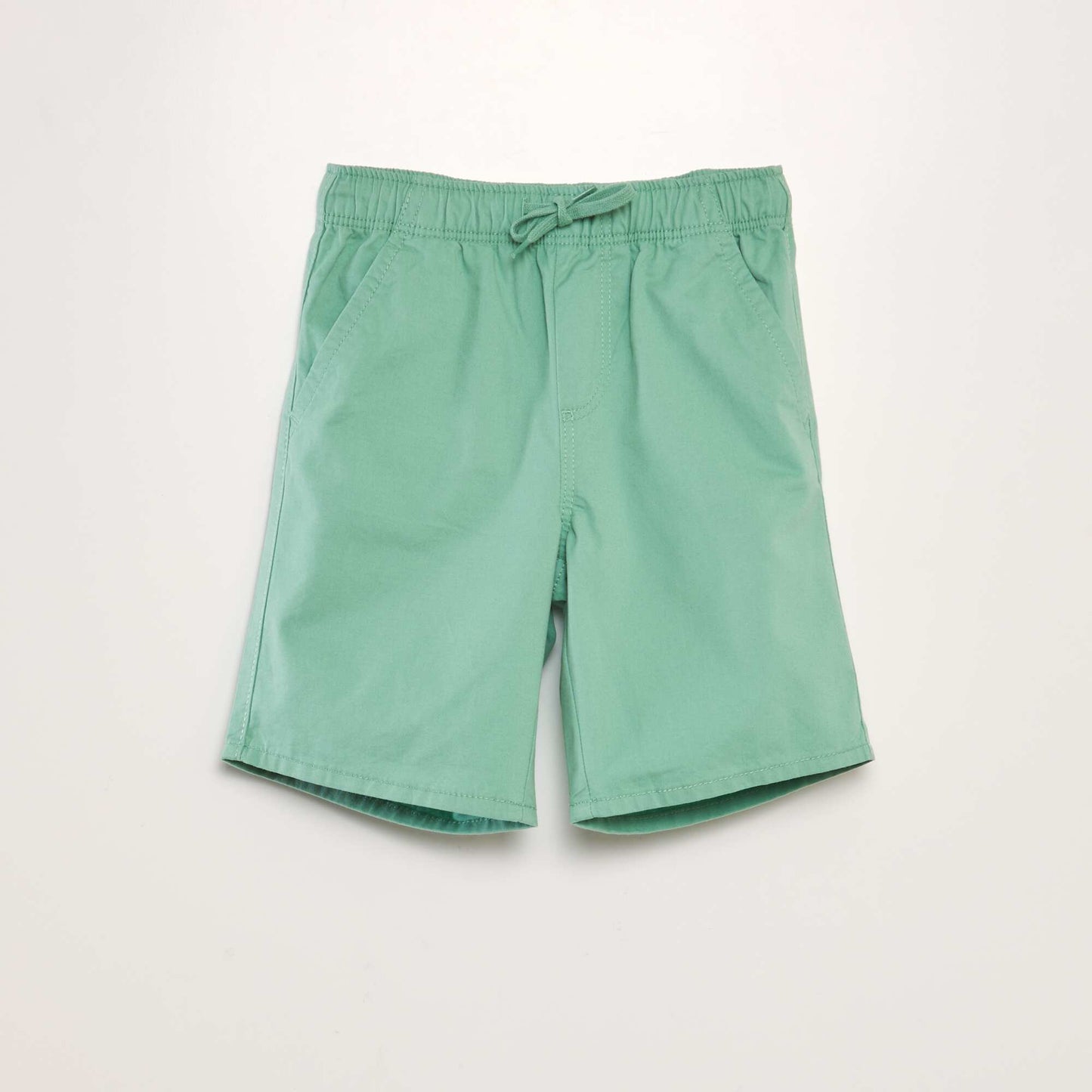 Plain Bermuda shorts GREEN