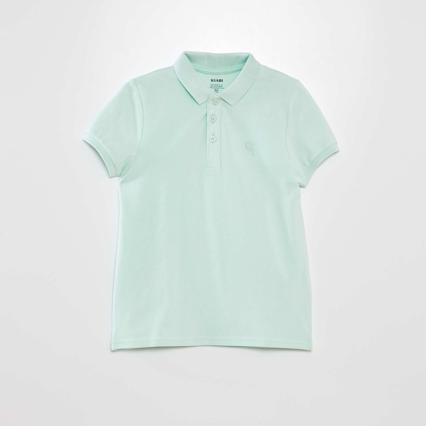 Cotton piqué polo shirt GREEN