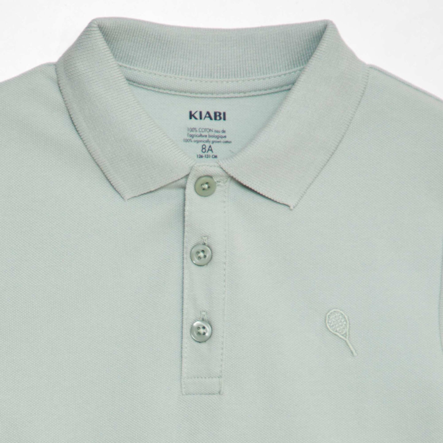 Cotton piqué polo shirt GREEN