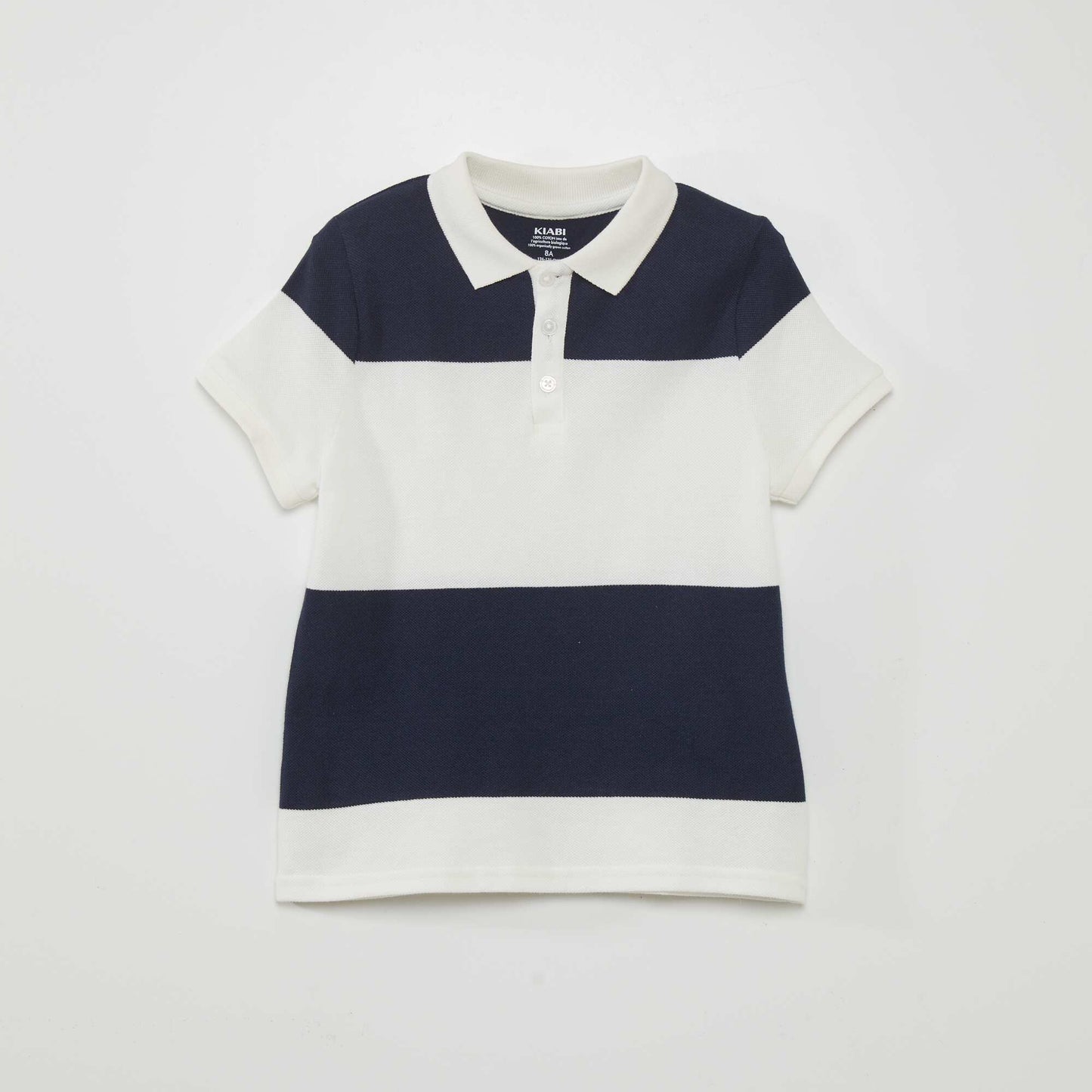 Striped polo shirt BLUE