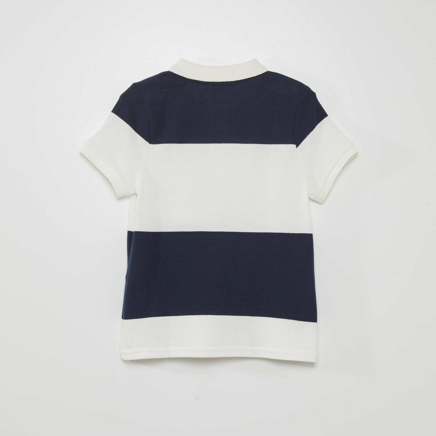 Striped polo shirt BLUE