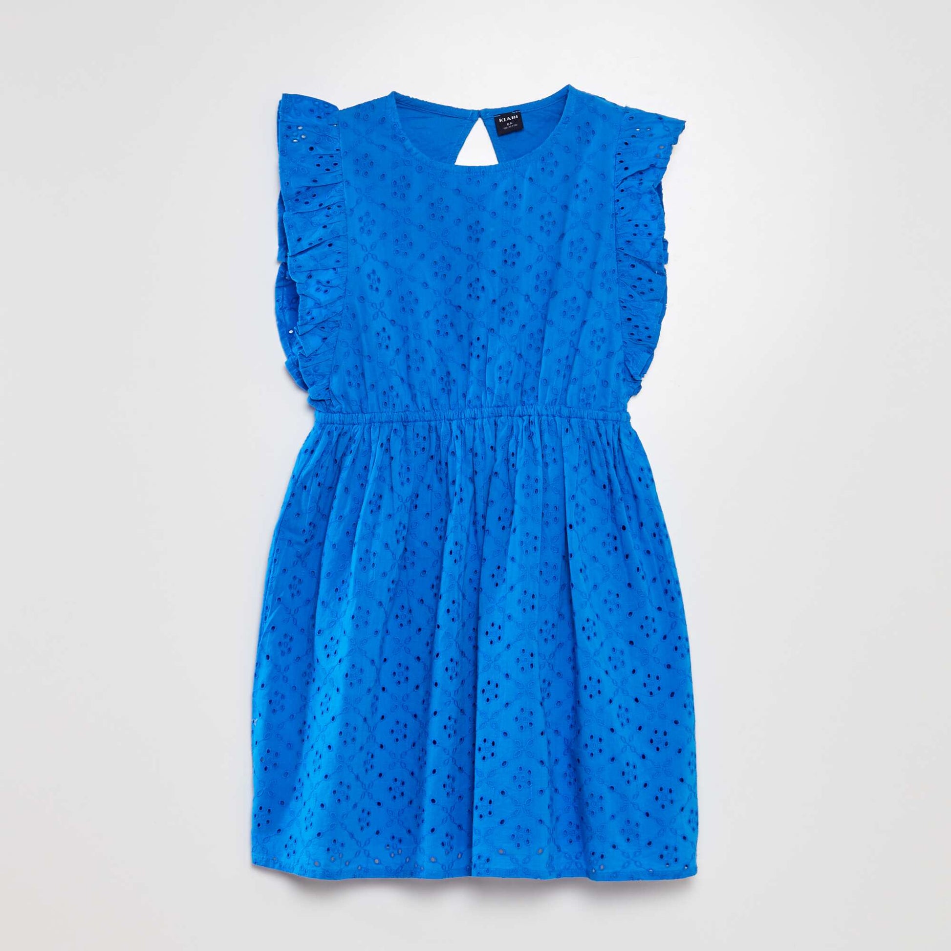 Broderie anglaise dress BLUE