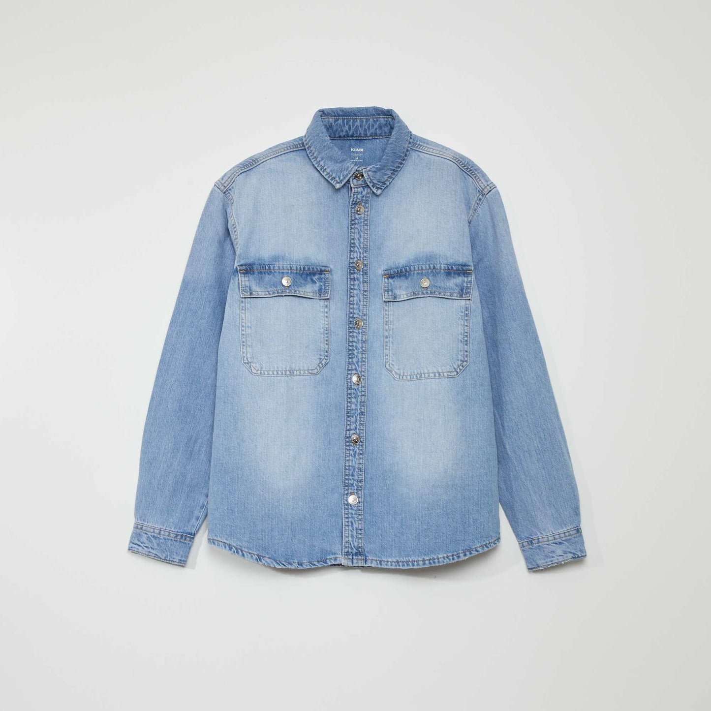 Denim overshirt BLUE