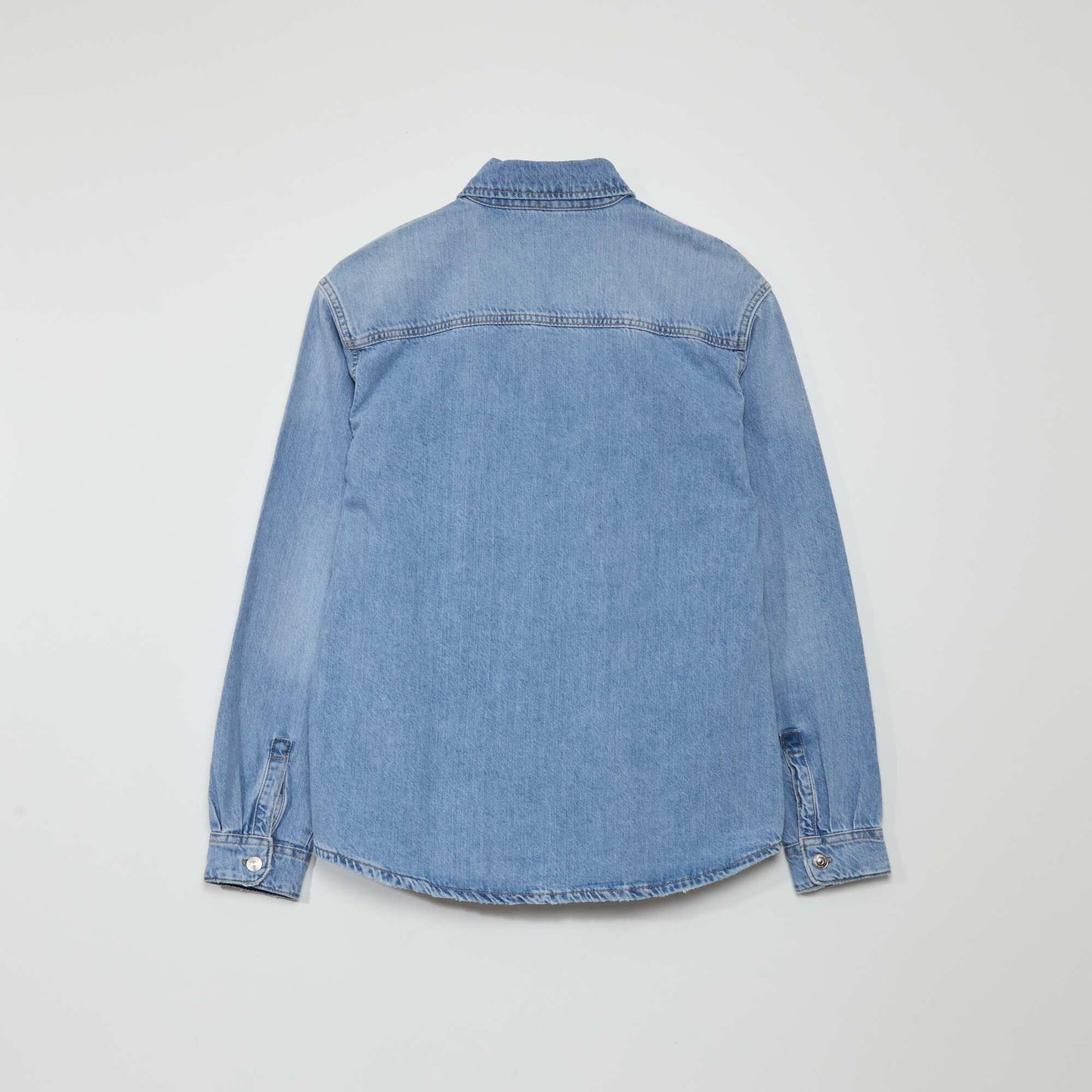 Denim overshirt BLUE