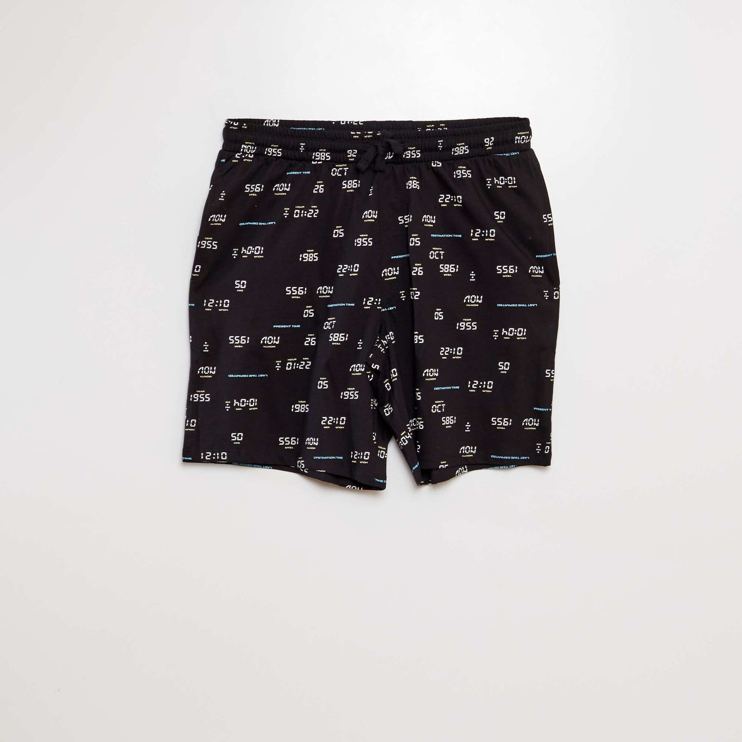 Back to the Future short pyjamas - 2-piece set BLACK