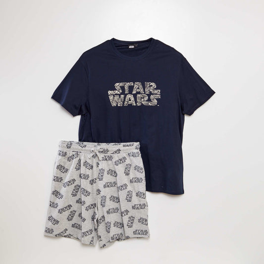 Cropped Star Wars pyjama set - 2-piece set GREY