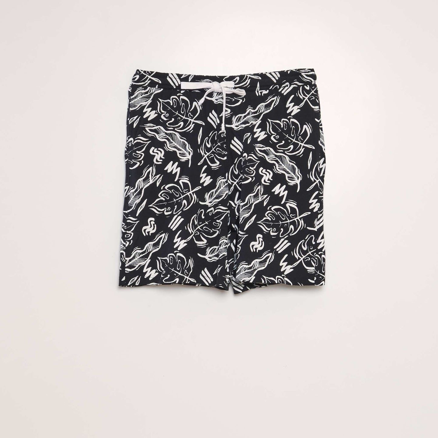 T-shirt and shorts pyjama set - 2-piece set BLACK