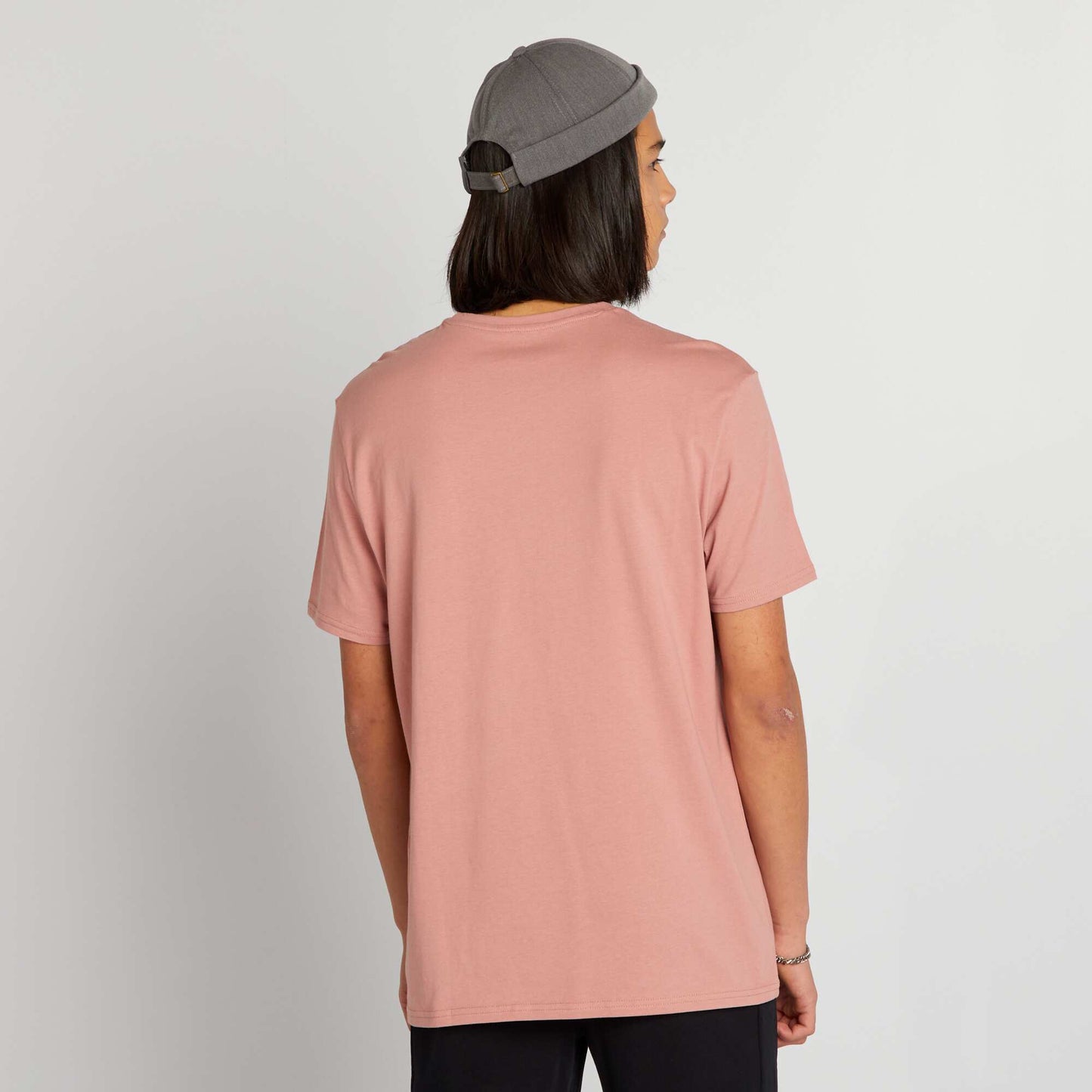 Short-sleeved printed T-shirt PINK