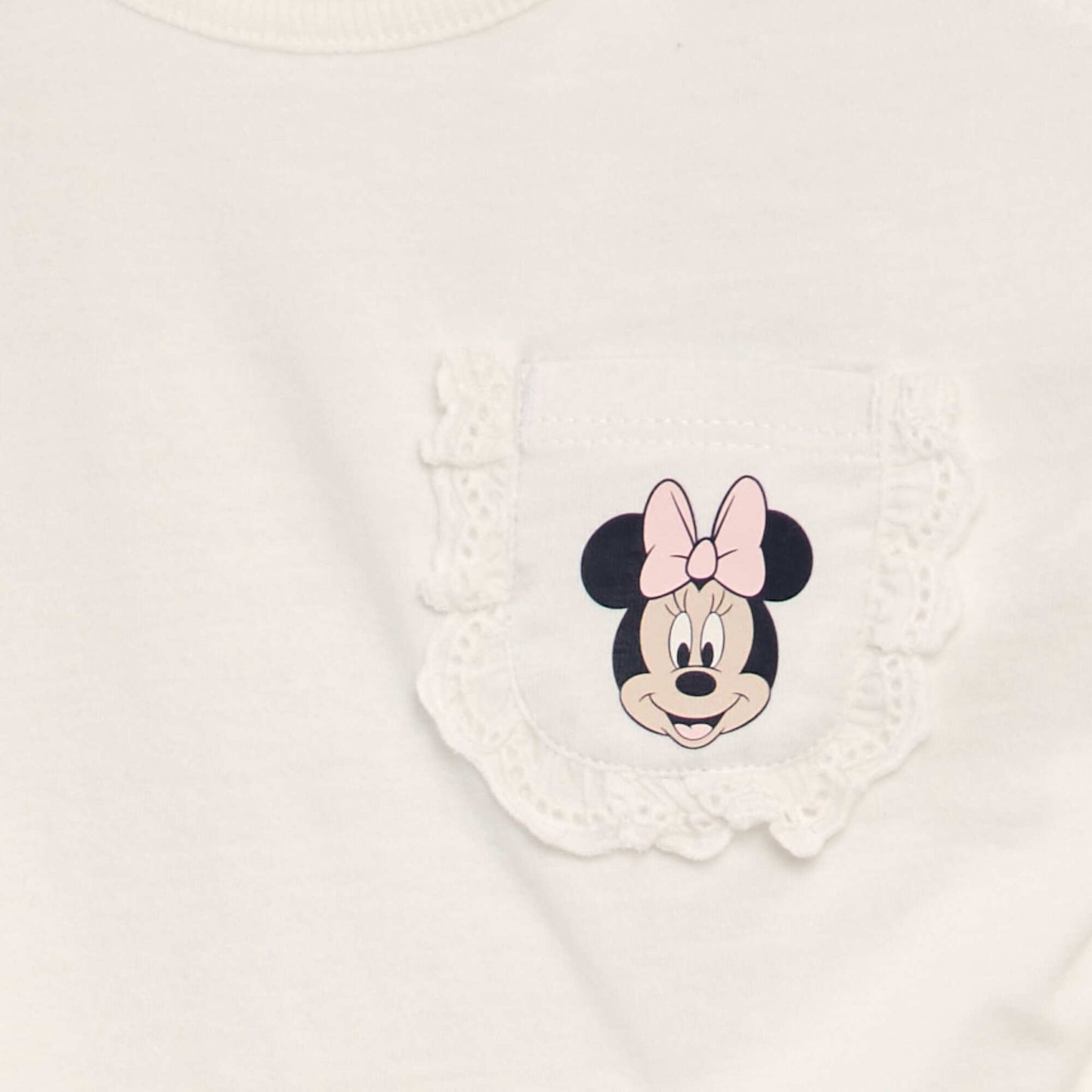 Disney T-shirt with breast pocket WHITE