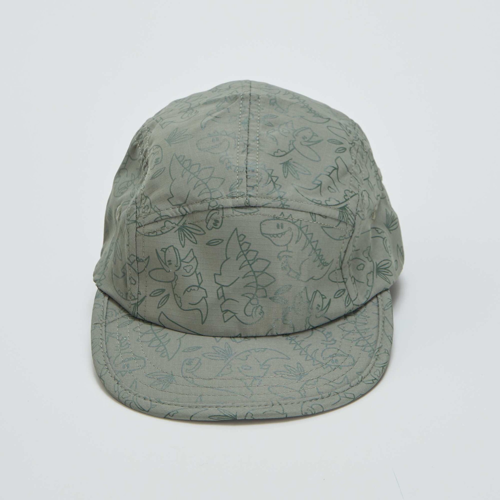 Dinosaur printed cap GREEN