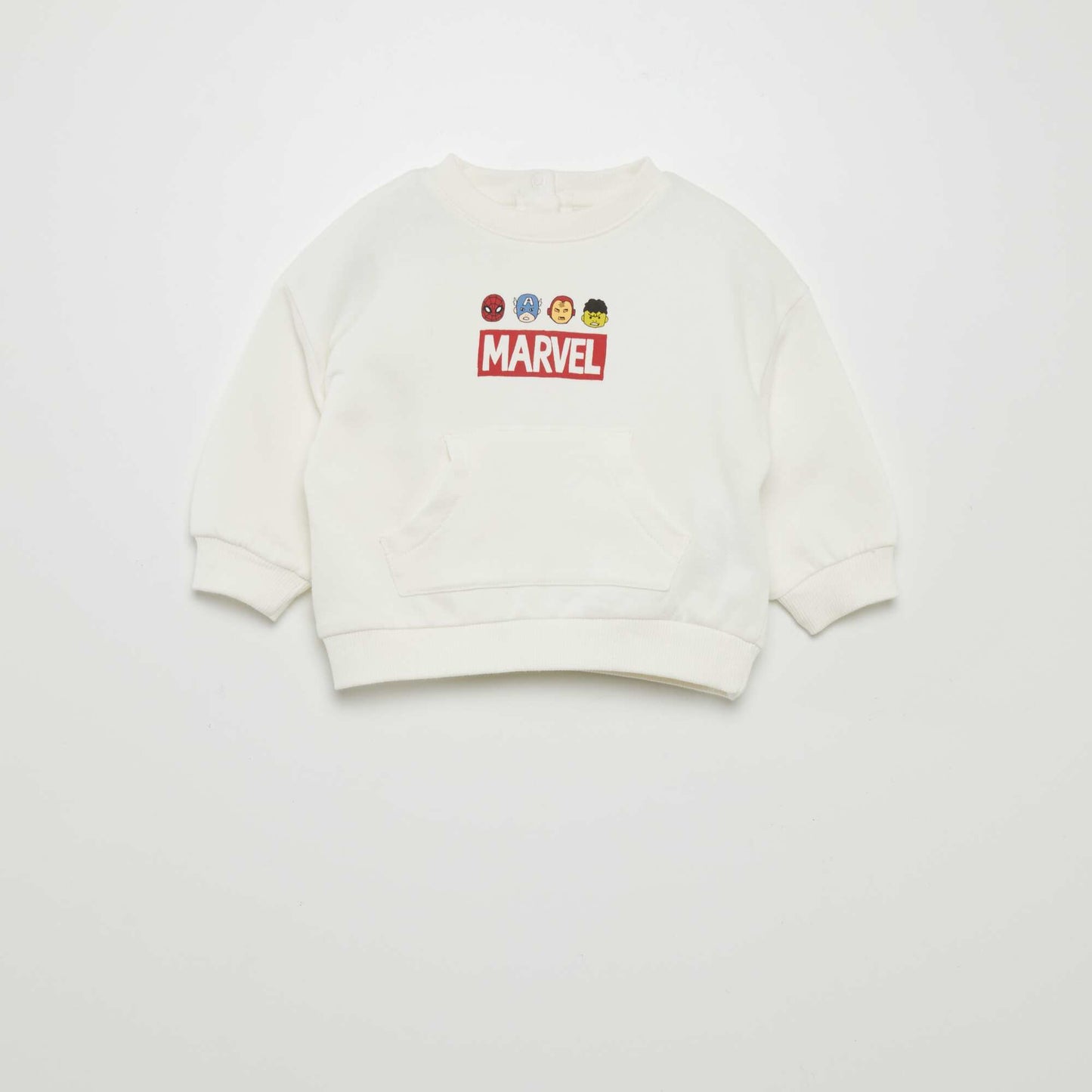 Marvel sweatshirt + joggers set - 2-piece set WHITE